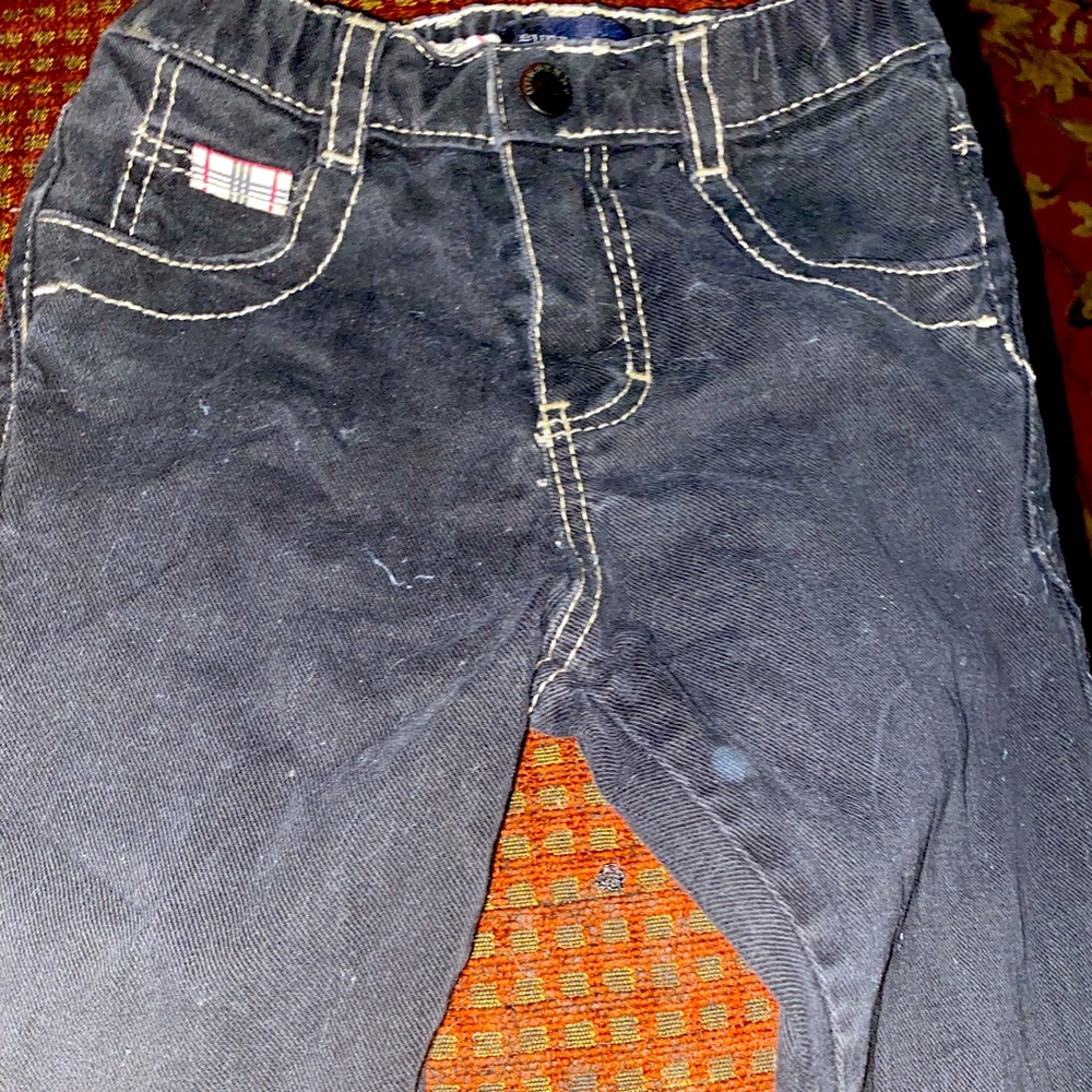 Burberry gently used jeans size size 2 toddler